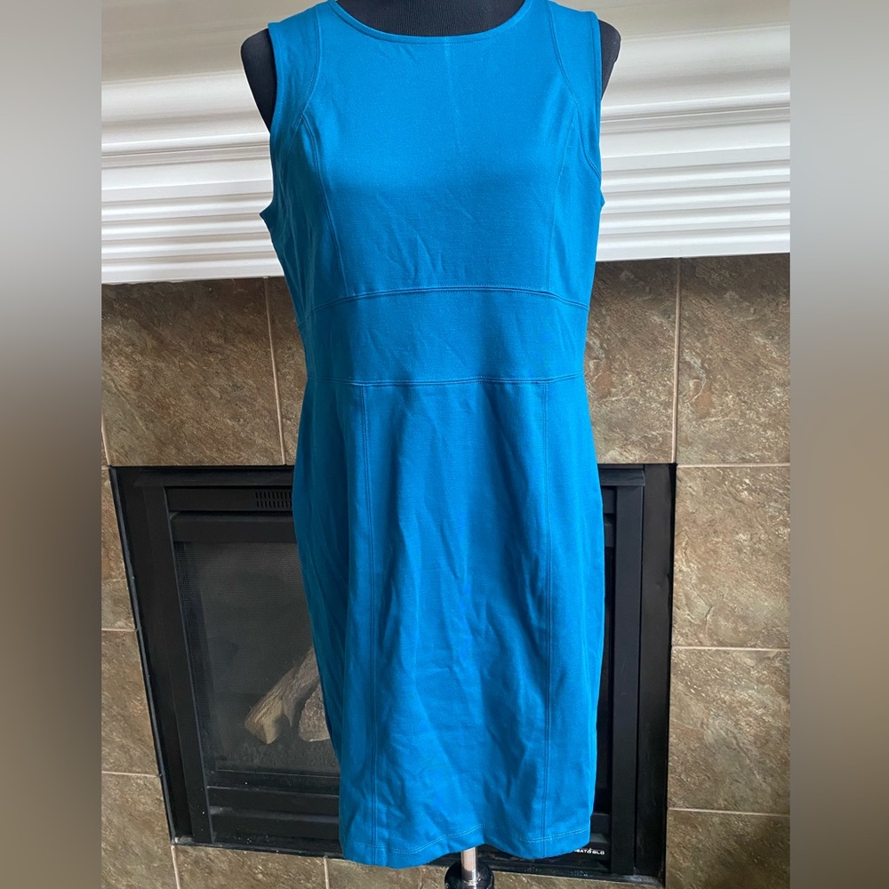 Ann Taylor Vibrant Blue Midi Dress